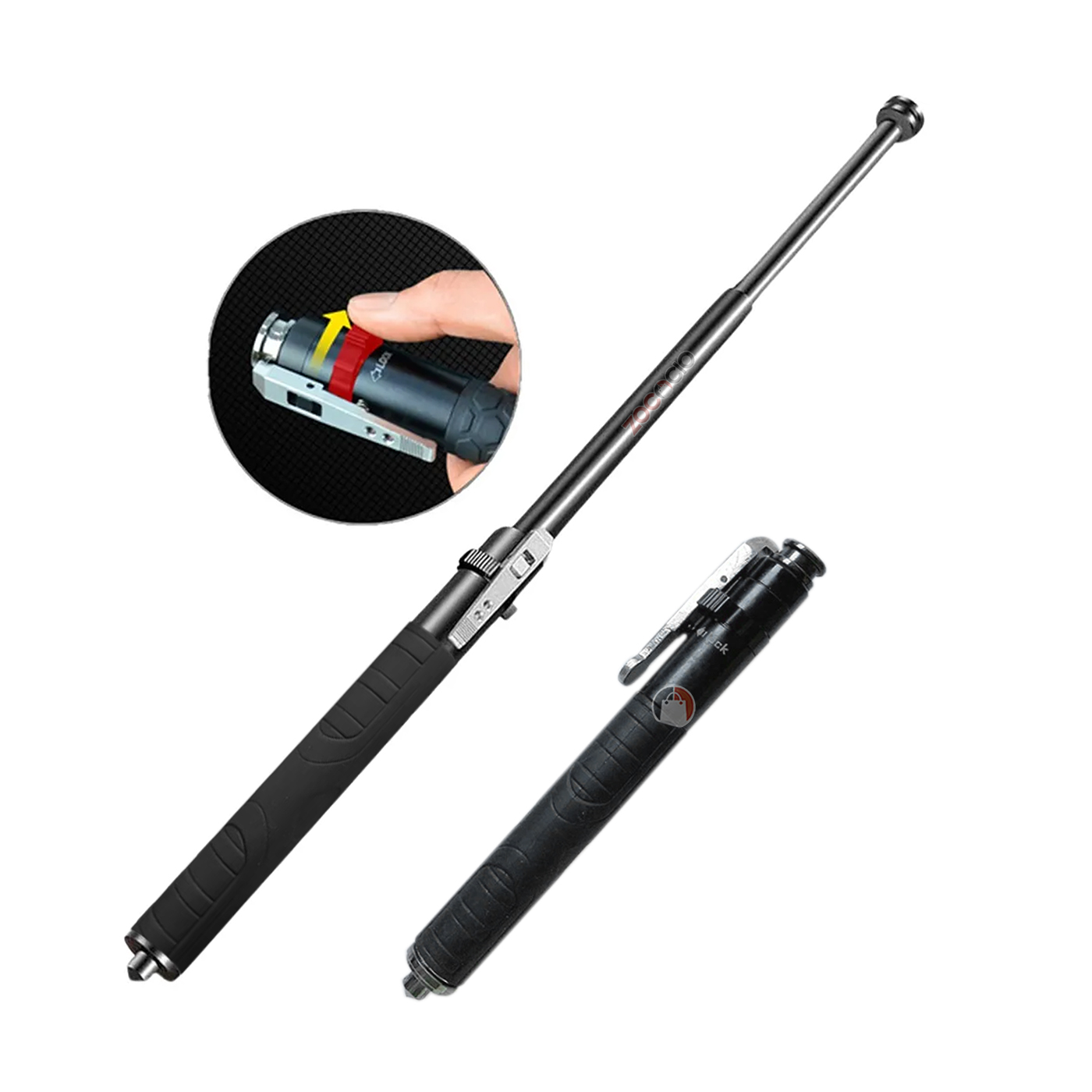 Vista 2 de Bastón Retráctil Automático - Tamaño: TamboGrande